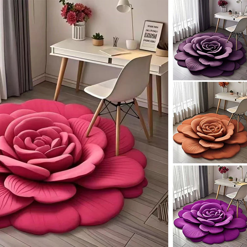 šŗLimited Time Half Price - Floral Plush and Diatomaceous Earth Floor Mat